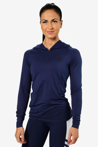 T-shirt PERFORMANCE LONG SLEEVE HOOD DARK NAVY - Better...