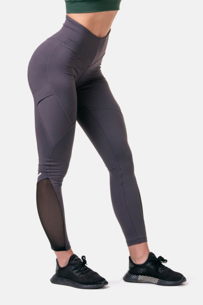 NEBBIA Fit & Smart high waisted leggings marron