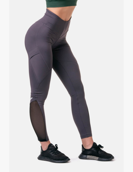 NEBBIA Fit & Smart high waisted leggings marron