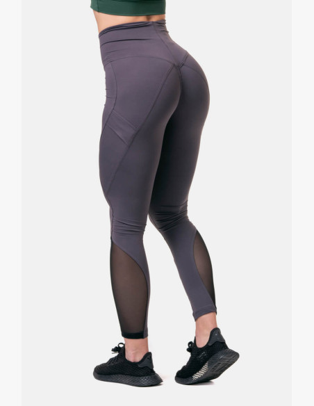NEBBIA Fit & Smart high waisted leggings marron