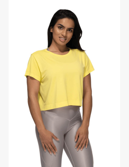 T-shirt Better Bodies Rockaway Seamless Lemon Yellow