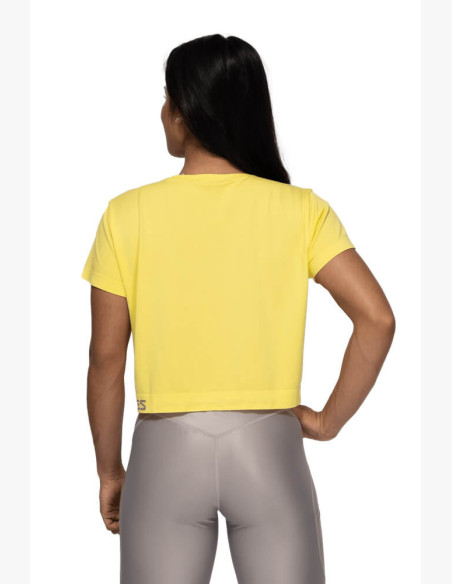 T-shirt Better Bodies Rockaway Seamless Lemon Yellow