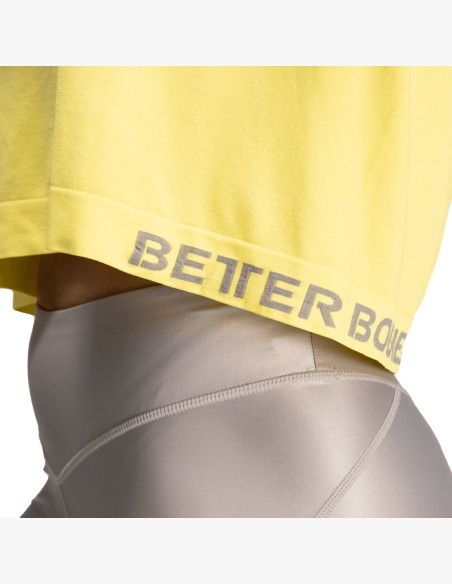 T-shirt Better Bodies Rockaway Seamless Lemon Yellow