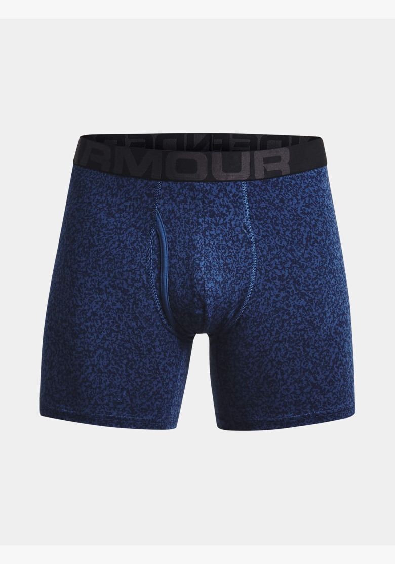 Boxerky Under Armour CC 6in Novelty 3 Pack Indigo