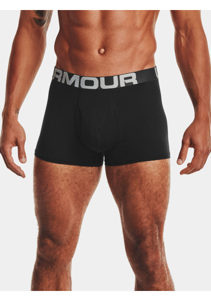 Boxerky Under Armour Charged Cotton 3in 3 Pack Black