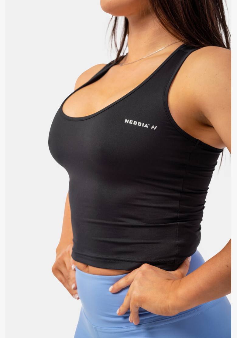 NEBBIA Sports slim-fit crop tank top... NEBBIA Sports slim-fit crop tank top...