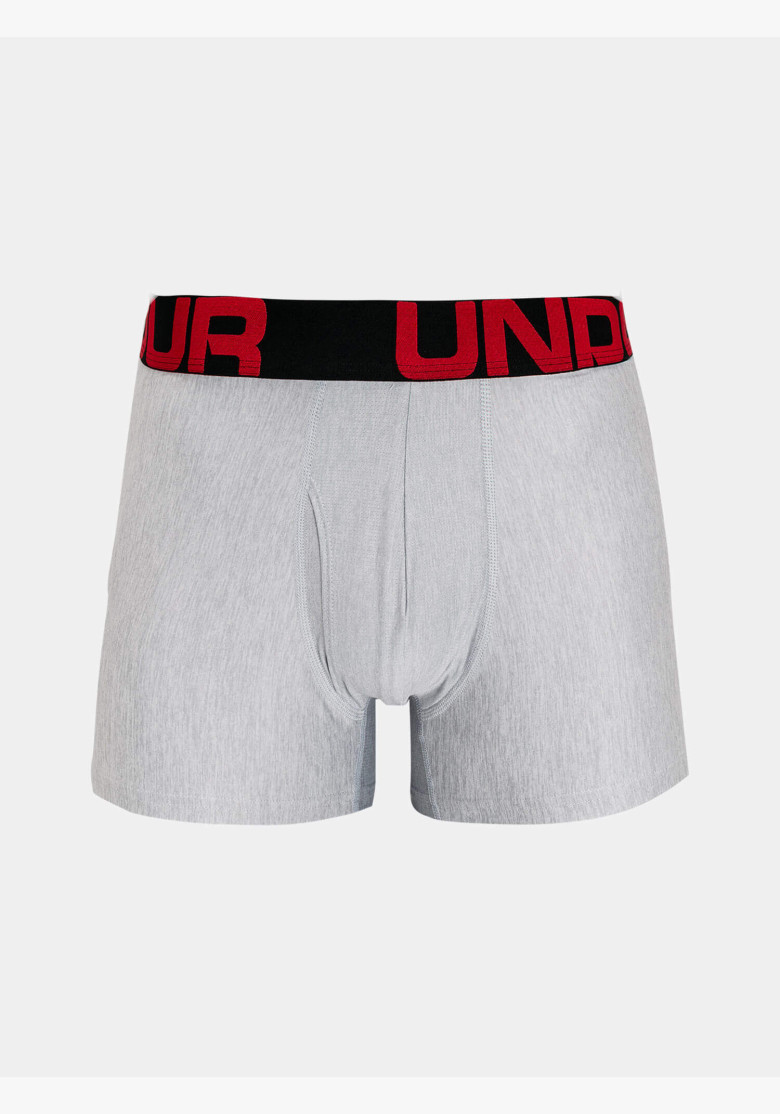 Boxer Briefs Under Armour Tech 3in 2 Pack Mod Gray
