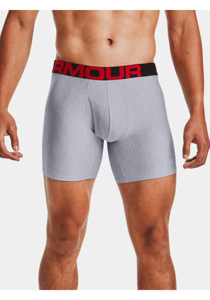 Boxerky Under Armour Tech 6in 2 Pack Mod Gray