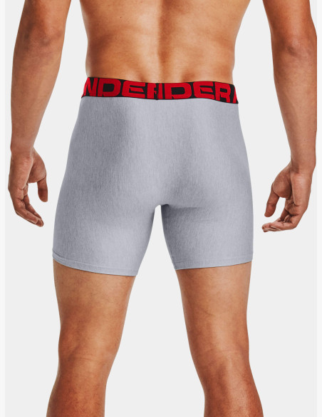 Boxer briefs Under Armour Tech 6in 2 Pack Mod Gray