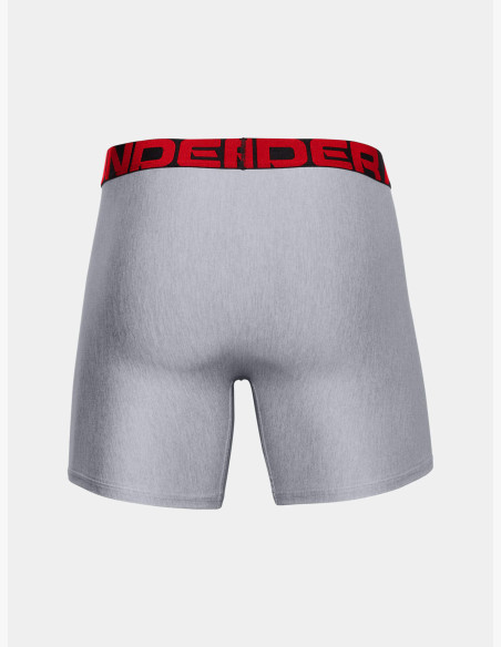 Boxer briefs Under Armour Tech 6in 2 Pack Mod Gray
