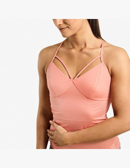 Tank Top Better Bodies Waverly Strap Peach