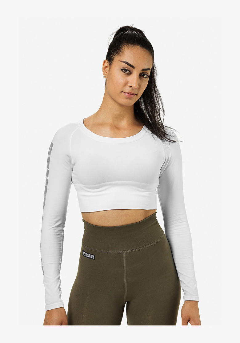 Tielko CROP-TOP BOWERY Biela - Better Bodies