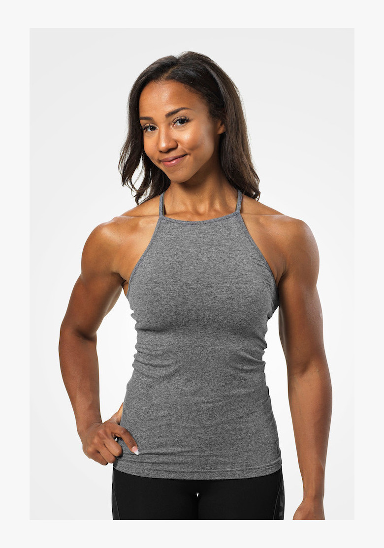 PERFORMANCE GRAPHITE MELANGE Tank Top - Better Bodies