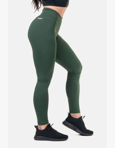 NEBBIA Classic HERO high waisted leggings green