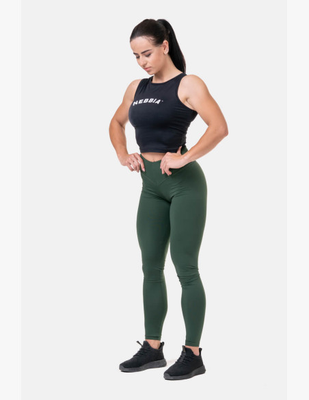 NEBBIA Classic HERO high waisted leggings green