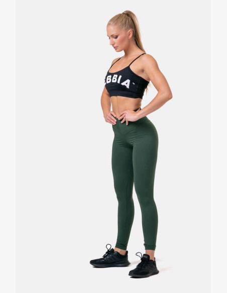 NEBBIA Classic HERO high waisted leggings green