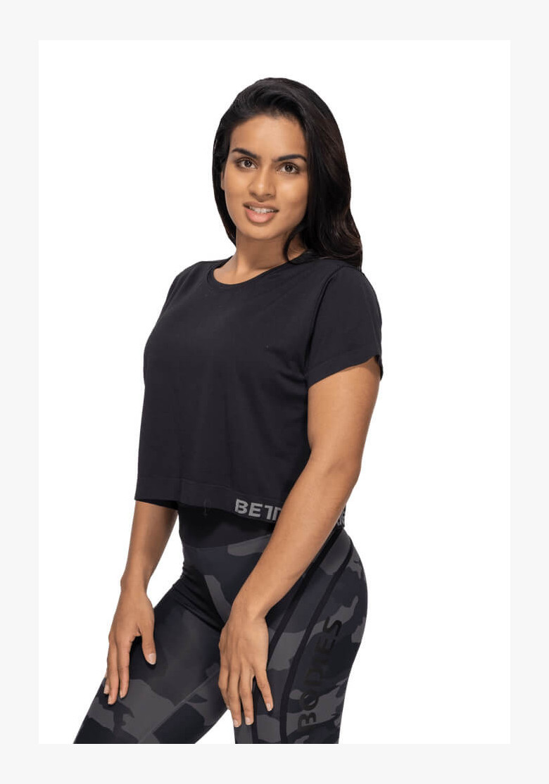 T-shirt Better Bodies Rockaway Seamless Black