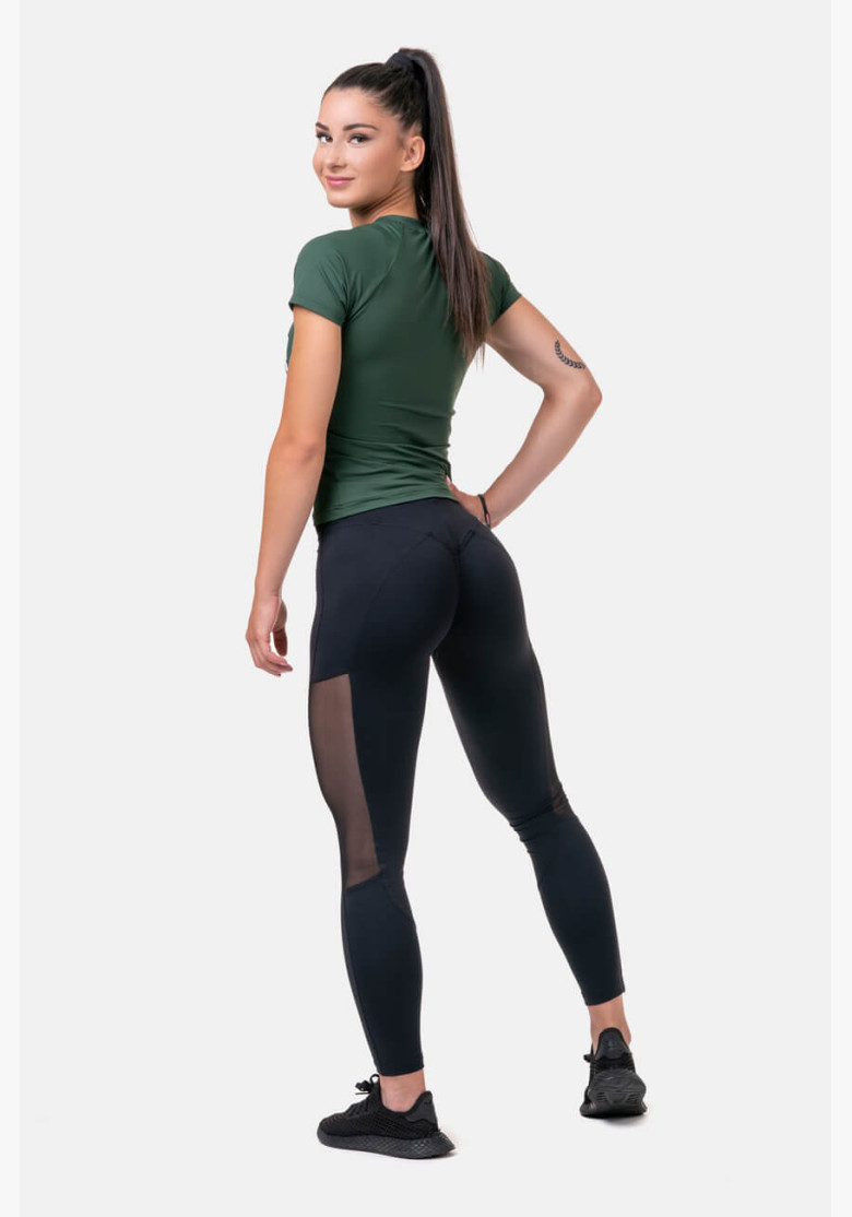 NEBBIA Mesh leggings with high waist... NEBBIA Mesh leggings with high waist...