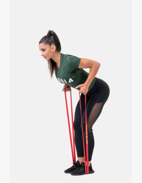 NEBBIA Mesh leggings with high waist black