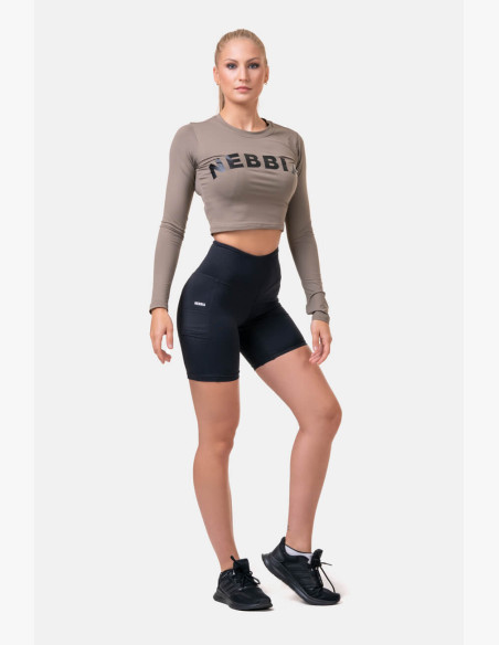 NEBBIA Fit & Smart women's cycling shorts black