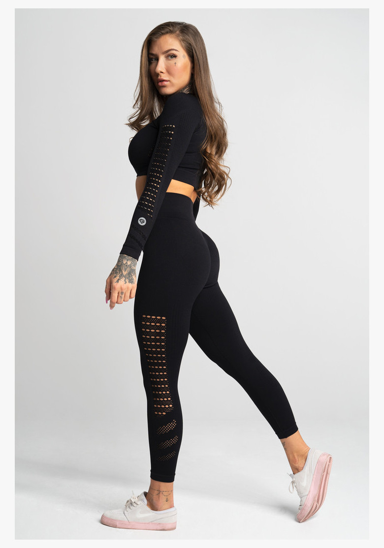 Seamless fitness leggings Nero - Gym... Seamless fitness leggings Nero - Gym...