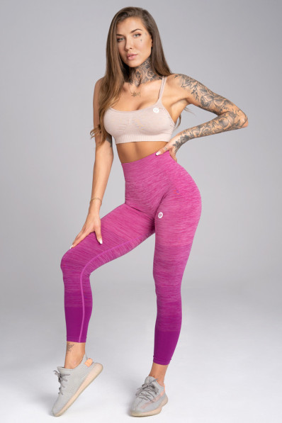 Ombre Seamless Fitness Leggings - Gym Glamour