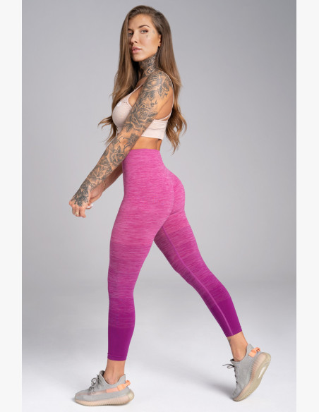 Ombre Seamless Fitness Leggings - Gym Glamour