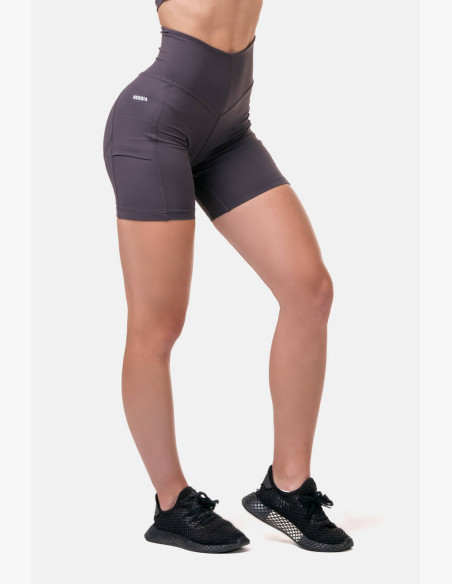 NEBBIA Fit & Smart women's cycling shorts marron