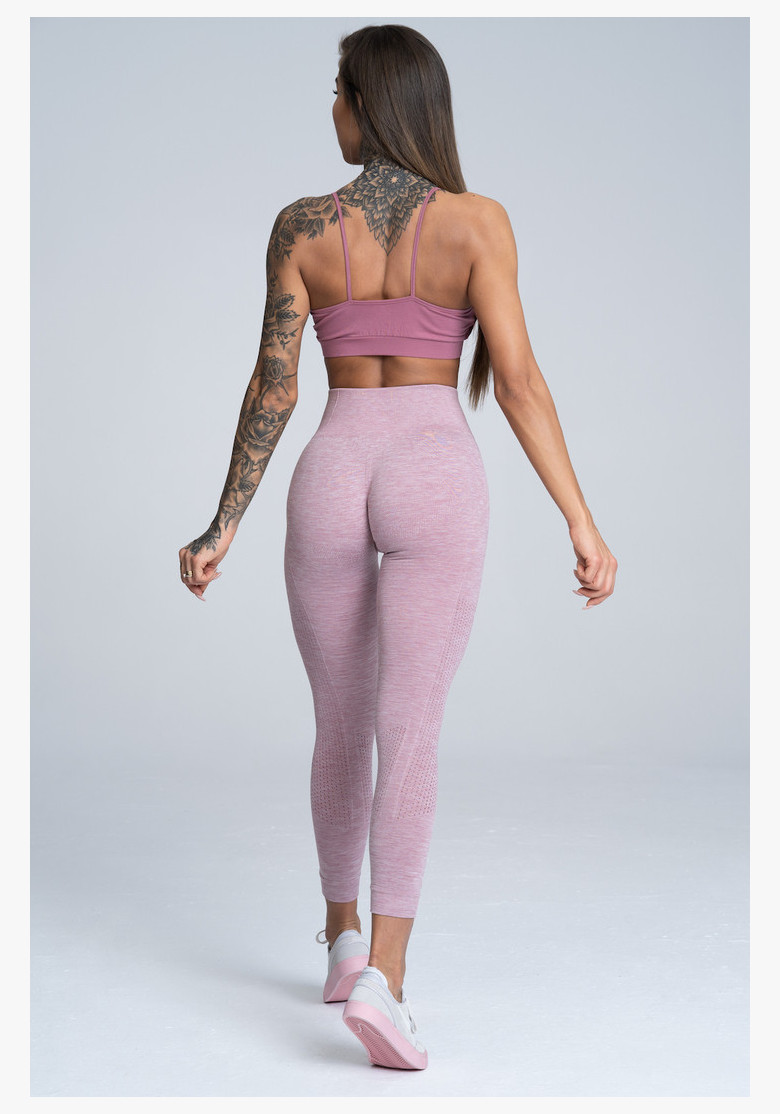 Seamless Fitness Leggings Pink...