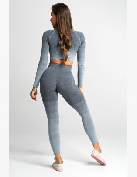 Sea Ombre Seamless Fitness Leggings - Gym Glamour