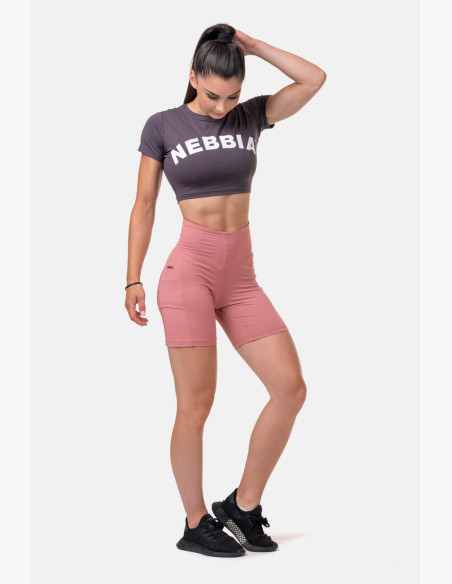 NEBBIA Fit & Smart women's cycling shorts pink