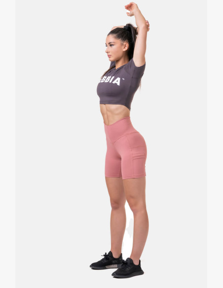 NEBBIA Fit & Smart women's cycling shorts pink