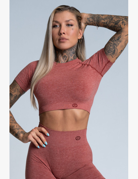 Crop Top Gym Glamor Cherry