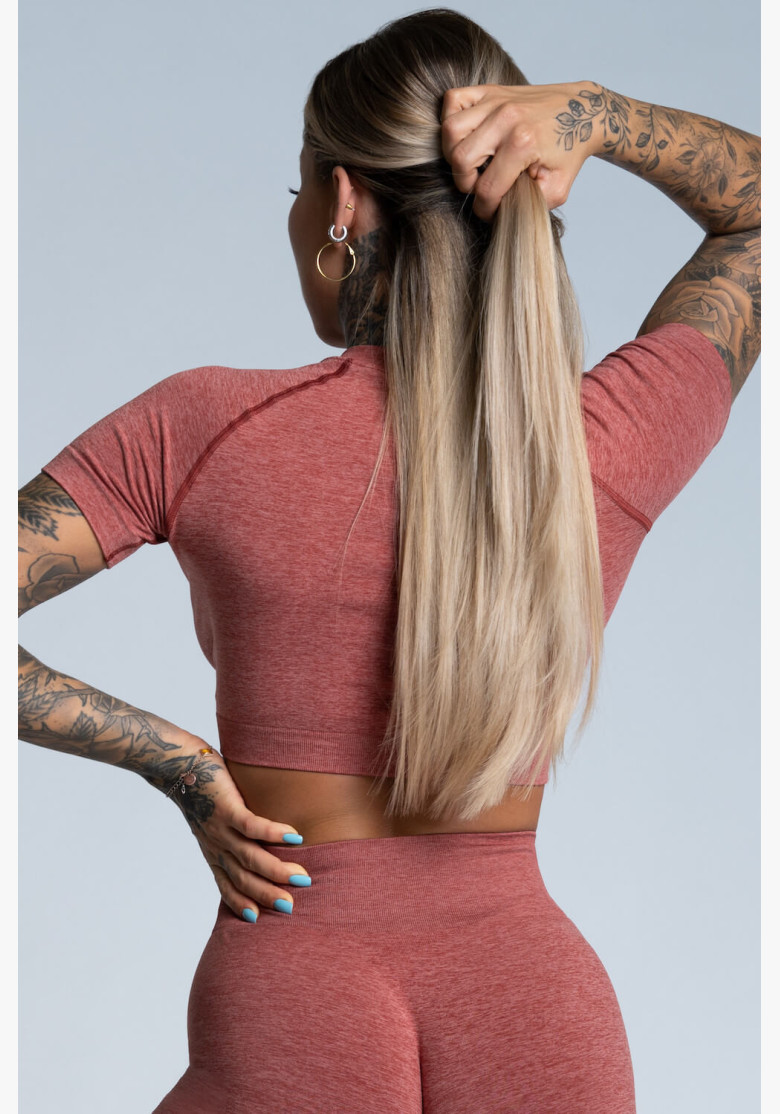 Crop Top Gym Glamor Cherry