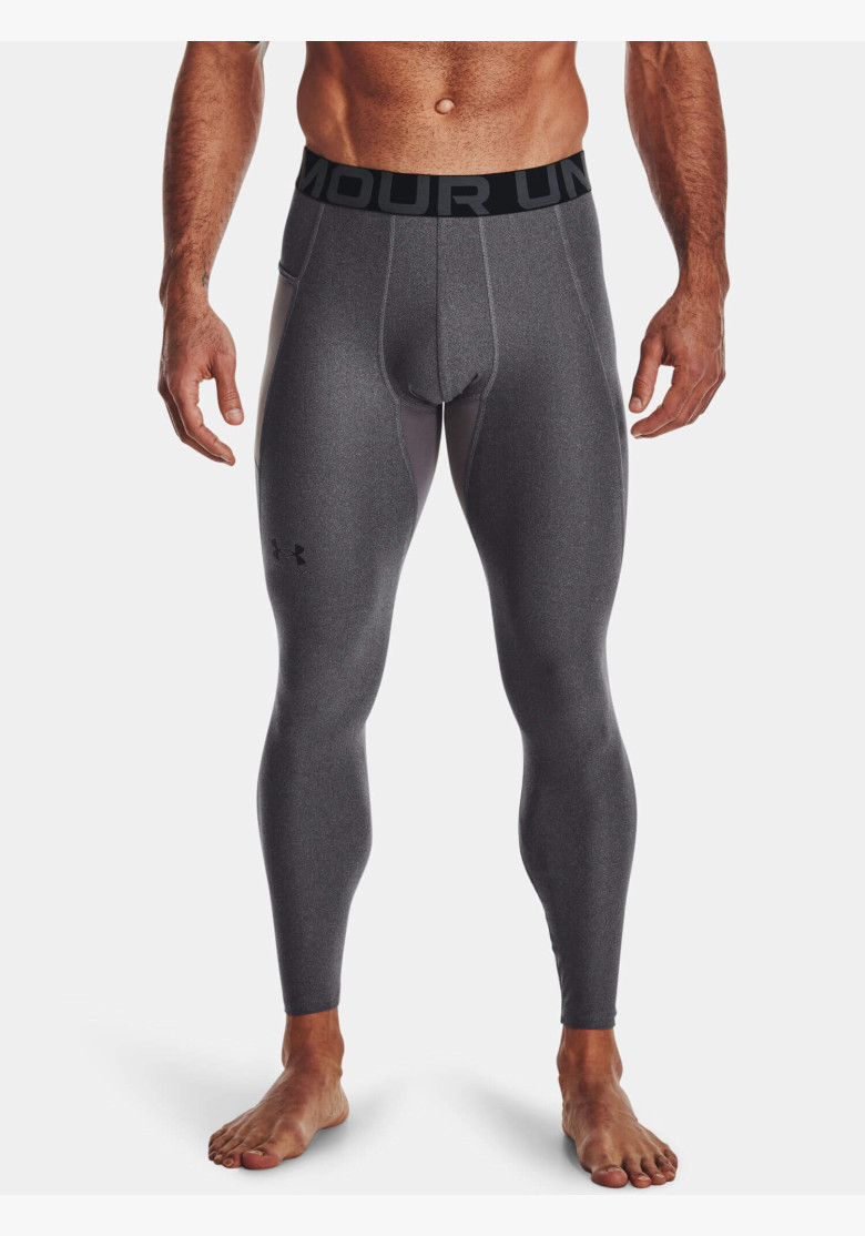 Kompresné legíny Under Armour HG Armour Leggings Carbon Heather