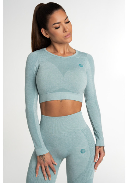 Crop Top Gym Glamour Fusion Green