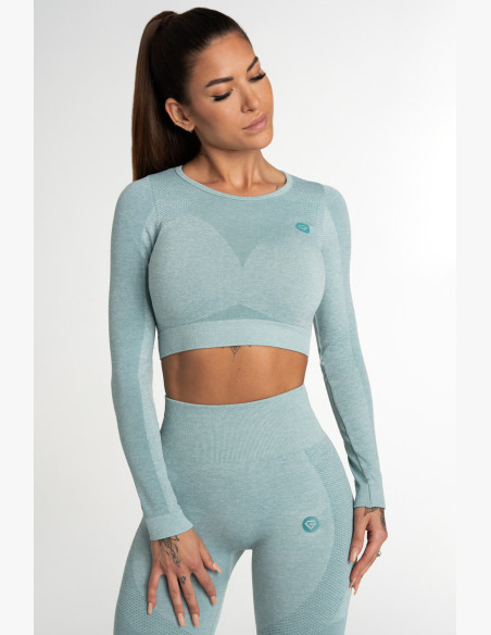 Crop Top Gym Glamor Fusion Green