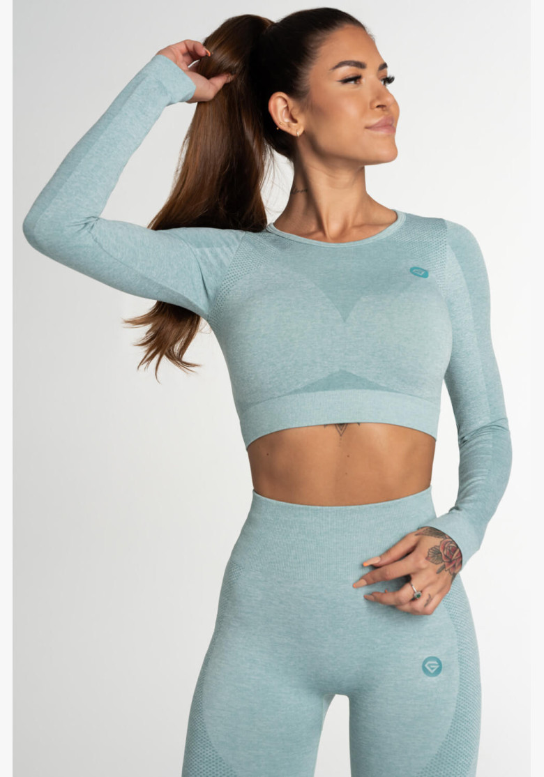 Crop Top Gym Glamor Fusion Green Crop Top Gym Glamor Fusion Green
