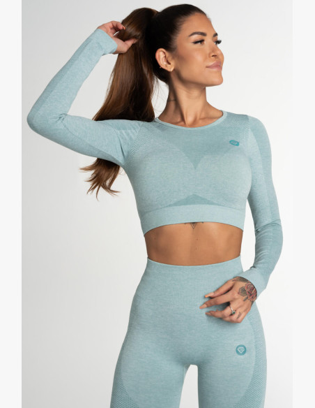 Crop Top Gym Glamor Fusion Green