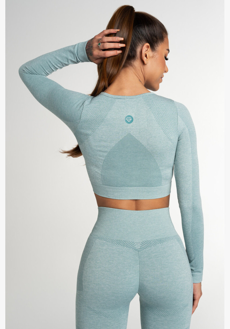 Crop Top Gym Glamor Fusion Green Crop Top Gym Glamor Fusion Green