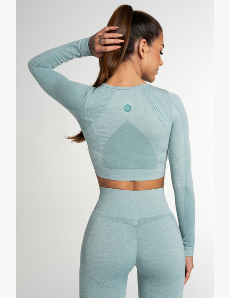 Crop Top Gym Glamor Fusion Green