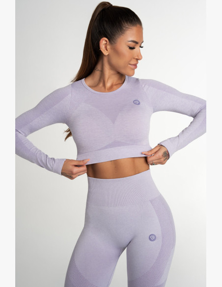 Crop Top Gym Glamor Fusion Lavender