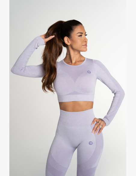 Crop Top Gym Glamor Fusion Lavender
