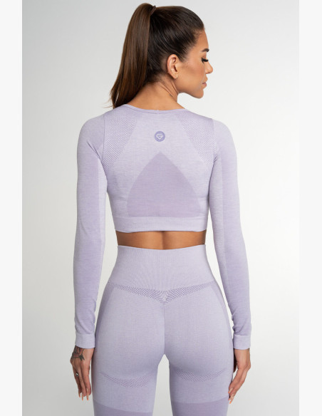 Crop Top Gym Glamor Fusion Lavender