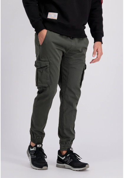 Nohavice Alpha Industries Cotton Twill Jogger greyblack