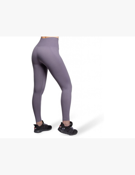 YAVA SEAMLESS LEGGINGS - GRAY - Gorilla Wear
