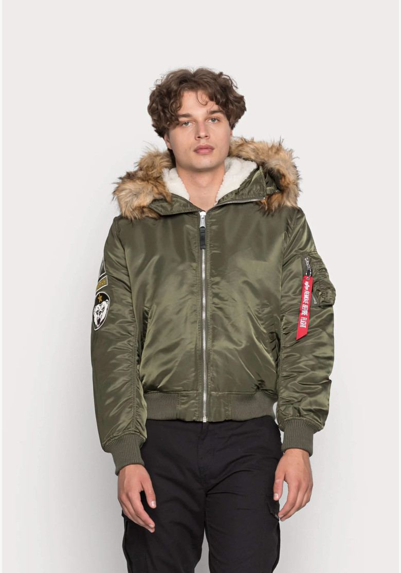 Pánska bunda Alpha Industries MA-1 Hooded Arctic dark olive