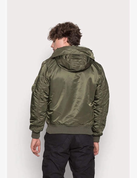 Men's Jacket Alpha Industries MA-1 Hooded Arctic dark olive