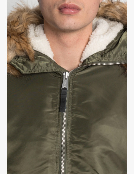Men's Jacket Alpha Industries MA-1 Hooded Arctic dark olive