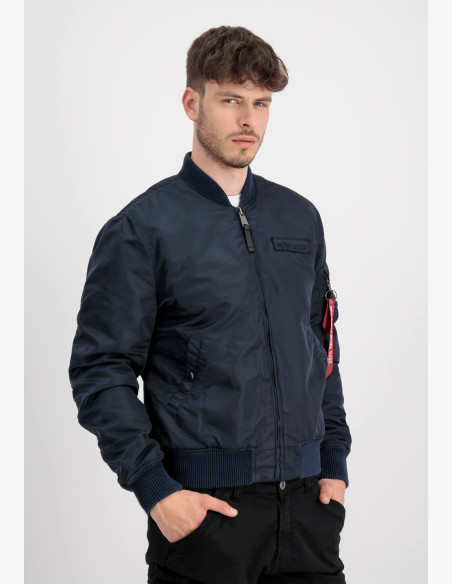 Men's Jacket Alpha Industries MA-1 VF Authentic Overdyed rep blue